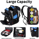 SHRRADOO Large Travel Laptop Backpack for Women, Work College Backpacks | Blue | Travel Backpacks — 2
