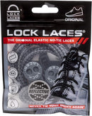 Lock Laces | Elastic No Tie Shoelaces | Reflective Storm Gray — 2