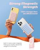 amBand Magnetic Suction Phone Mount for MagSafe Case, Silicone Octo Cup Buddy Sticky Grip Holder for iPhone, Removable Hands-Free Selfie/Video for TikTok Influencers, Women Gift, Light Pink photo 3