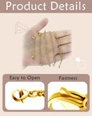 OHINGLT Necklace Extender 10Pcs Chain Extenders for Necklaces Bracelet, 14K Gold and Silver Plated Stainless Steel… — 4