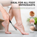 FERYES Foot File Callus Remover with Dead Skin Catcher – The Genius Foot Scrubber for Mess-Free Pedicures, Heel Scraper for Cracked Heel Treatment, Wet & Dry Use Feet Rasp - Black — 5