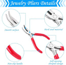 Acejoz Jewelry Making Tools Kit: 6pc Set, Including Needle Round Nose, Wire Cutters, Crimper & End Nippers for… — 4