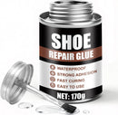 Shoe Repair Glue with Brush Applicator, High Viscosity Transparent, 6Oz — 1
