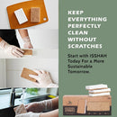 Isshah Plant-Based Kitchen Sponges - FSC Certified and PETA Approved, Natural, Eco-Friendly, Biodegradable Sisal… — 6