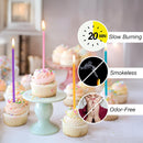 120 Pcs Tall Thin Birthday Candles Rainbow | 5.5 (Pack of 3) — 4
