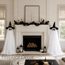 2Packs Halloween Decorations Outdoor,Halloweens Party Decoration Indoor,Spooky Ghost with Remote Control String Lights,Halloween-Ghost Lights for Porches Yards Gardens Lawn | Large ghost — 2