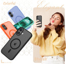 YENAPOON for iPhone 16 Case, Matte Magnetic Phone Cover, Black — 7