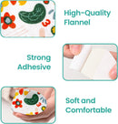 Welnove Moleskin Adhesive Pads for Feet, Blister Bandages for Feet, Sector-Shaped Design for Ball of Foot,Mole Skin Patch for Blister,Callus,Bunion Prevention, 32 Sheets, Flower Patterned — 3