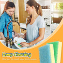 LAUNDRYLUX Scrub Sponge, Dual-Sided Temperature-Responsive Scrubber — 6