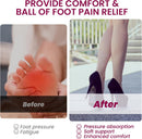 Ball-of-Foot Cushions for High Heels Sandals Women - Bukihome 2-Pair Metatarsal Pads for Forefoot Pain Relief - Invisible Gel Shoe Inserts Non-Slip Prevent Foot Sliding Forward (Clear) 3