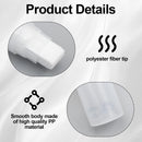 10 Pack Refillable Paint Pens Empty – Large 16mm/0.63” Jumbo Tip, Translucent Plastic Body, Easy-Fill Design for Acrylic, Leather Dye — 3