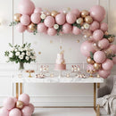 RUBFAC Dusty Pink Balloons Different Sizes Blush Pink Balloon Arch 154pcs — 6