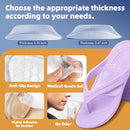 ZAIWOO Arch Support Inserts Women for Flat Feet, Reusable, 2 Height Options | Clear | 2 Pair High 0.47in — 3