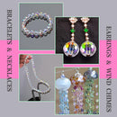 Crystal Glass Beads for Jewelry Making, 80 Pcs Faceted Beads, 10 mm, AB — 7