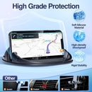 Loncaster Car Phone Holder, Car Phone Mount Silicone Car Pad Mat for Various Dashboards, Slip Free Desk Phone Stand Compatible with iPhone, Samsung, Android Smartphones, GPS Devices and More, Black | Black-2pack photo 3