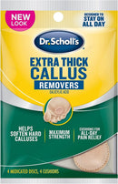 Dr. Scholl's Extra Thick Callus Removers 4 Cushions ea. — 1