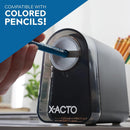 X-ACTO Pencil Sharpener, Mighty Mite Electric Sharpener, With Pencil Saver®, SafeStart® Motor, Black - Classroom, School, Teacher Supplies | Pack of 1 — 4