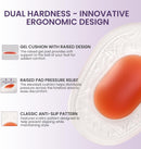 Retro Ball of Foot Cushions - Kimihome 2 Pairs Dual Hardness Design Metatarsal Pads for Pain Relief, Anti Slip, Sole Support - Heel Inserts Forefoot Cushion Pads for Morton's Neuroma (Size S & Size L) 2