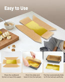 Bake Choice 100 Pcs Loaf Pan Liners for Baking Bread 9x5 Inch, Bread Pan Liners with Cardboard Formers, Non-Stick… — 6