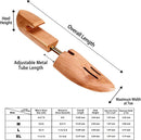 Cedar Space Cedar Shoe Trees for Men, 6.5-13 Sizes Wood Shoe Stretcher Tree — 2