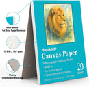 Hapikalor Canvas Paper 8x10 Inch, 20 Sheets (115lb/187g) Acrylic Paper — 2