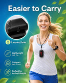 HOLFENRY Pulse Oximeter Fingertip - Large Display Oxygen Monitor Fingertip with Fast 5-8s Reading for SpO2/Heart Rate/PI, Accurate Pulse Ox for Home/Sports/Travel, Batteries & Lanyard Included — 4