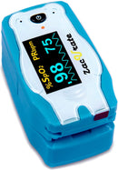 Zacurate Cute Digital Fingertip Pulse Oximeter for Small Finger Clip, SpO2 Blood Oxygen Saturation Monitor with OLED display - Animal theme — 1