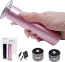APRELM Electric Foot Callus Remover with 80pcs Sandpaper Discs, 4.8IN Longer Professional Callus Remover for Feet, Pedicure Tools Foot File for Dead Skin - Rose Pink — 1