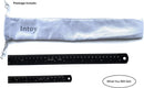 Metal Ruler Kit 12 Inch and 6 Inch, Stainless Steel Rulers with Centimeters, Millimeters, Inches and Conversion Table for Office and School, Easy to Read Metric Rule Set, 2 Pack — 6