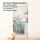 Extra Tall Cat Gate 51"-87" Height Adjustable Pressure Mounted 4 Extensions — 8