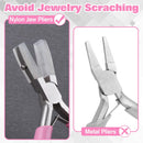 5-Inch Double Nylon Jaw Pliers with 6 Pcs Replacement Tips — 6