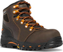 Danner Women's Vicious 4" Work Boot - Brown/Orange — 4