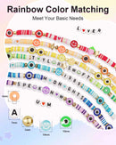 Mio Angle Bracelet Making Kit for Beginner 5000Pcs Preppy Polymer Friendship Bracelet Making with Charms Kit for… — 4