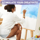 ESRICH Stretched Canvas for Painting 24x36 Inch, 2 Pack Large Canvas for Painting, Primed Acid-Free Cotton Blank Canvases 24x36 Inch, Large Painting Canvas for Oil Paint,Watercolor,Acrylic Paint. | 2Pack-24x36 Canvas — 6
