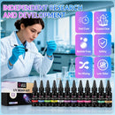 LET'S RESIN UV Resin Kit, 12 Colors Clear Colored UV Resin(20g Each) — 2