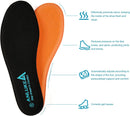 Memory Foam Insoles for Men & Women - Replacement Cushion Shoe Inserts for Work Boots, Running Shoes, Hiking, Sneakers & Loafers - Shock Absorbing Support for Foot Pain Relief & All-Day Comfort Black — 3