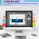 Joyberg 3PCS Monitor Memo Board, Memo Board for Computer Monitor, Monitor Memo Board Computer Monitor Sticky Note Holder, Office Desk Accessories — 3