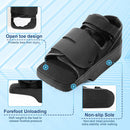 Estinko forefoot Offloading Post Op Shoe-Wedge Post Op Shoe Ortho Wedge Healing Shoe Non Weight Bearing Offloading Shoe for Broken Toe, Bunion, Hammer toe, Diabetic Foot Ulcer for Men and Women, XL - Forefoot Post Op Shoe * 1PC — 4