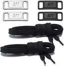 2 Pair Flat Shoelaces Replacement Laces for Air Force 1 Sneaker | Black — 1