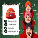 Unisex Beanie with The Light, Gifts for Men Women Husband Him - Orange — 4