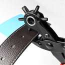 Leather Hole Punch,Belt Hole Puncher for Leather, Revolving Punch Plier Kit for Watches, Handbags, Punch Tool for Belts Diameter : 4.5/4 /3.5/3/2.5/2mm. | 3 circles+3 ellipses — 3