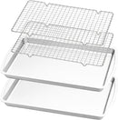 Baking Sheet Set of 𝟒: Baking Pans with Cooling Racks, Cookiet Sheet — 1