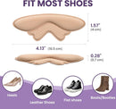 Shoe Grips Liners for Loose Shoes - Kimihome 4-Pair Heel Inserts Pads for Back of Heel Protect, Prevent Slip, Blisters, Rubbing, Fit Boots, Sandals, High Heels, Shoes Too Big, Men Women, Mulitcolor — 4