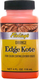 Fiebing's Edge Kote 4 Fl Oz - Orange - for Coloring Leather Edges on Purses, Bags, Shoes, Holsters, Wallets, etc — 2