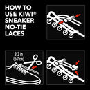 KIWI Sneakers No-Tie Laces Shoe Care Product | Blue and White — 5