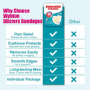 36PCS Hydrocolloid Blister Bandages – Blister Bandages for Feet, Blister Prevention & Recovery – Waterproof Blister Pads & Blister Cushions for Heel, Toe & Foot | 36-Pack — 4