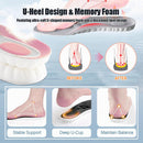 4D Cloud Height Increase Insoles for Men Wowen - Cloud Tech Insole, Soft Memory Foam Insoles, Comfort Steppers Height Increase Insoles Trim to Fit for Men Women (Gray, 1.4-in US Men 8-11) — 6
