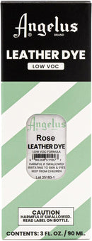 Angelus Leather Dye - Flexible Leather Dye for Shoes, Boots, Bags, Crafts, Furniture, & More 3oz, Dauber Included (Rose) — 2