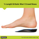 PROFOOT Plantar Fasciitis Orthotic Insoles for Men (Sizes 8-13) – Gel Shoe Inserts for Instant Heel Pain Relief and Arch Support - 1 Pair of Heel Pads — 5