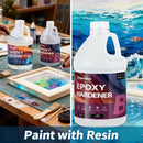 Resin Epoxy 1 Gallon,3×UV Resistant,Self Levefing, Best for DIY, Art, River Table, Wood, Flower, Molds… — 4